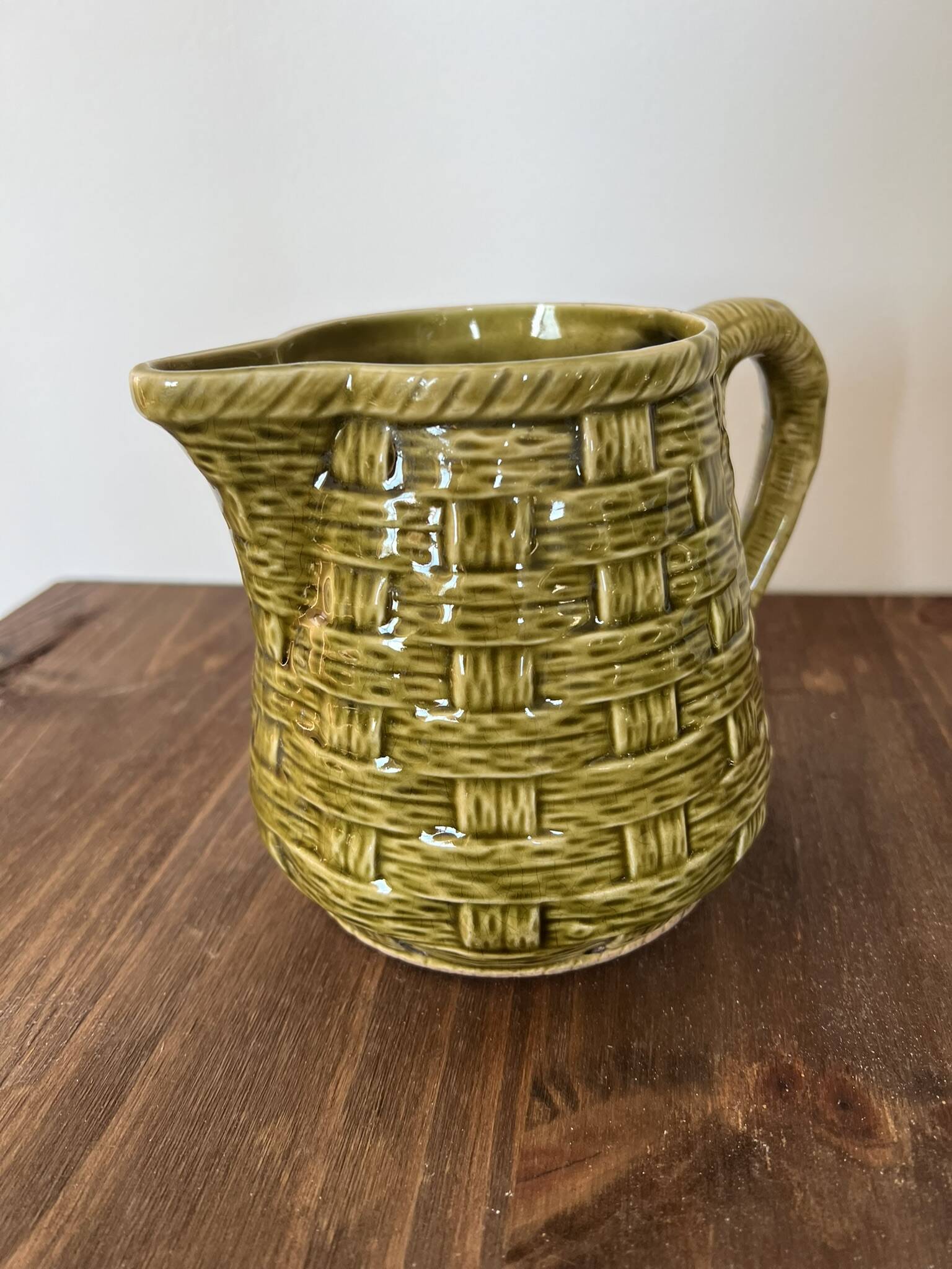Digoin slipware pitcher