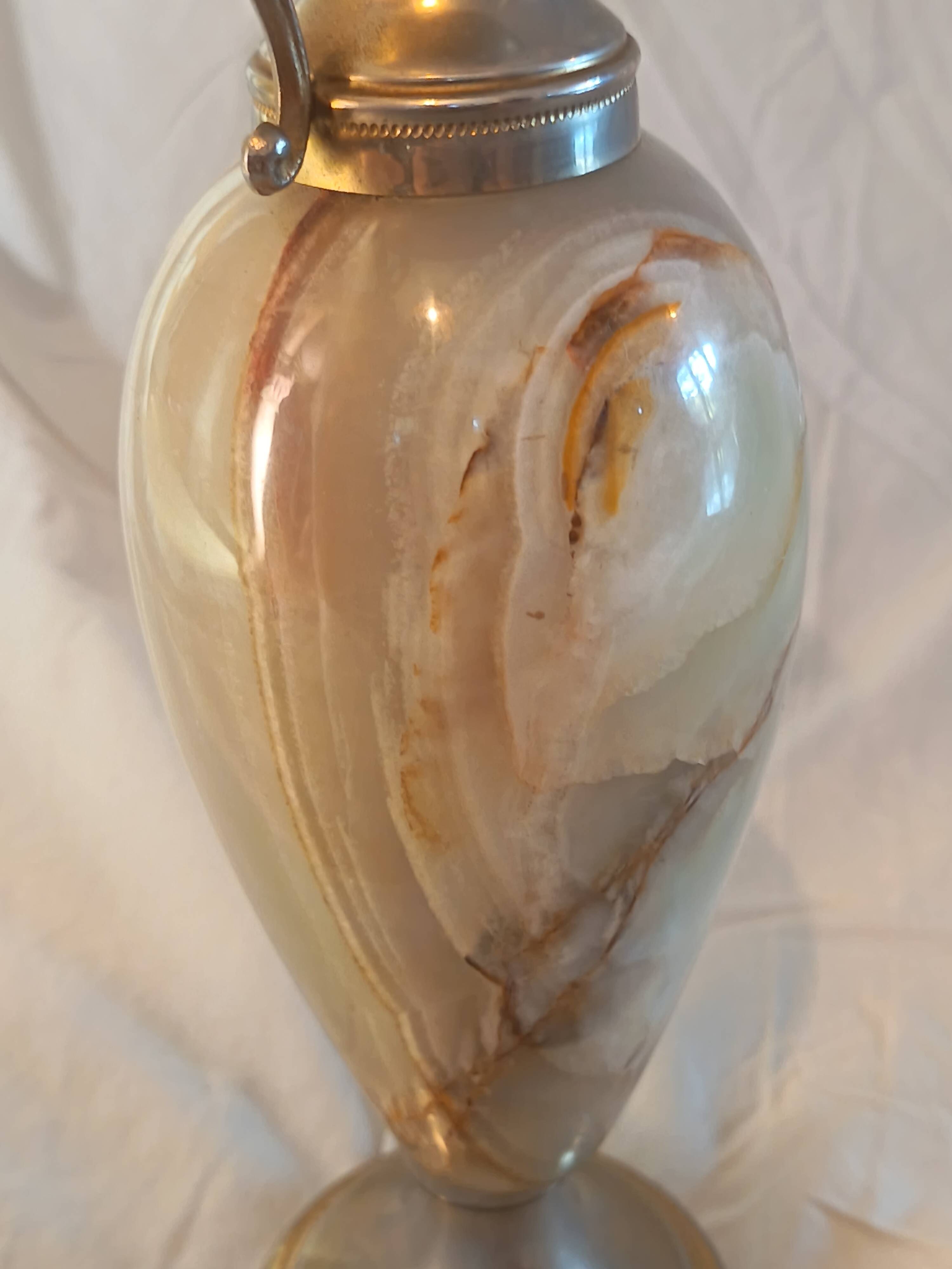 Vase en onyx Vintage.