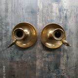 Duo of candle holders