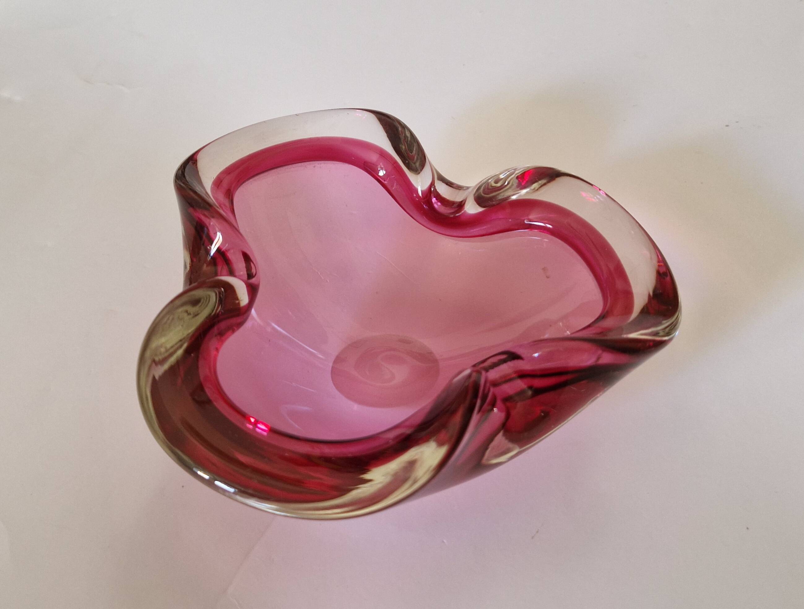 Ashtray or pocket emptier Murano by Flavio Poli 1960