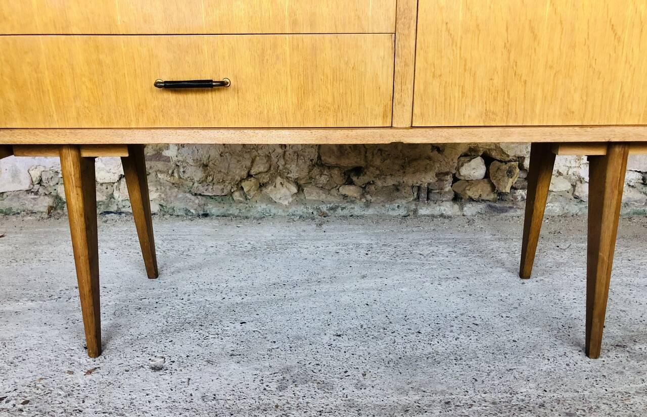 Vintage storage unit on compass legs by SAM Circa 50's/60's