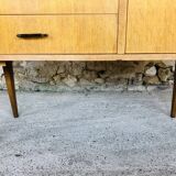 Vintage storage unit on compass legs by SAM Circa 50's/60's