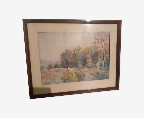 Tableau ancien-paysage