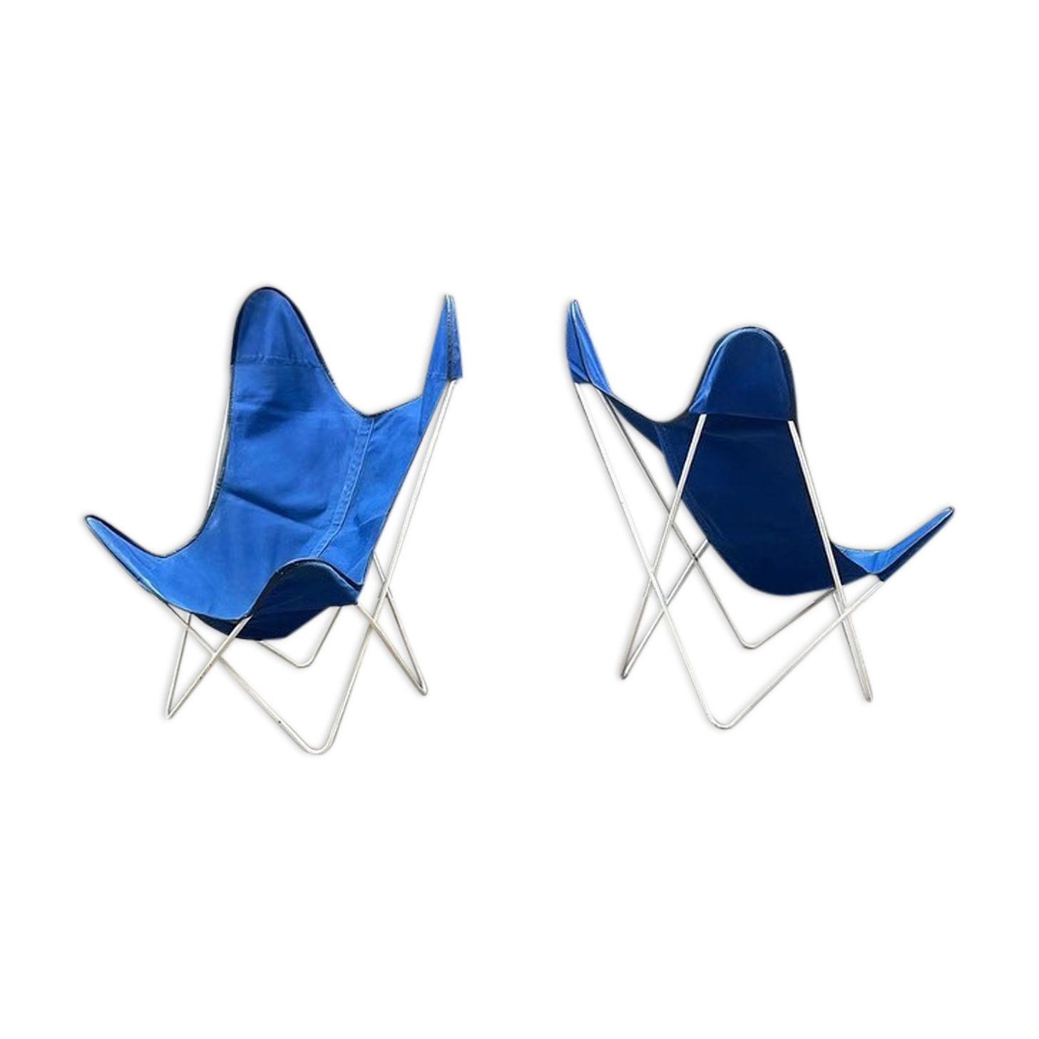 Pair of AA butterfly armchairs, 1970s