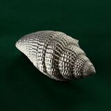 Shell jewellery box, silver plated, Italy, 1970s