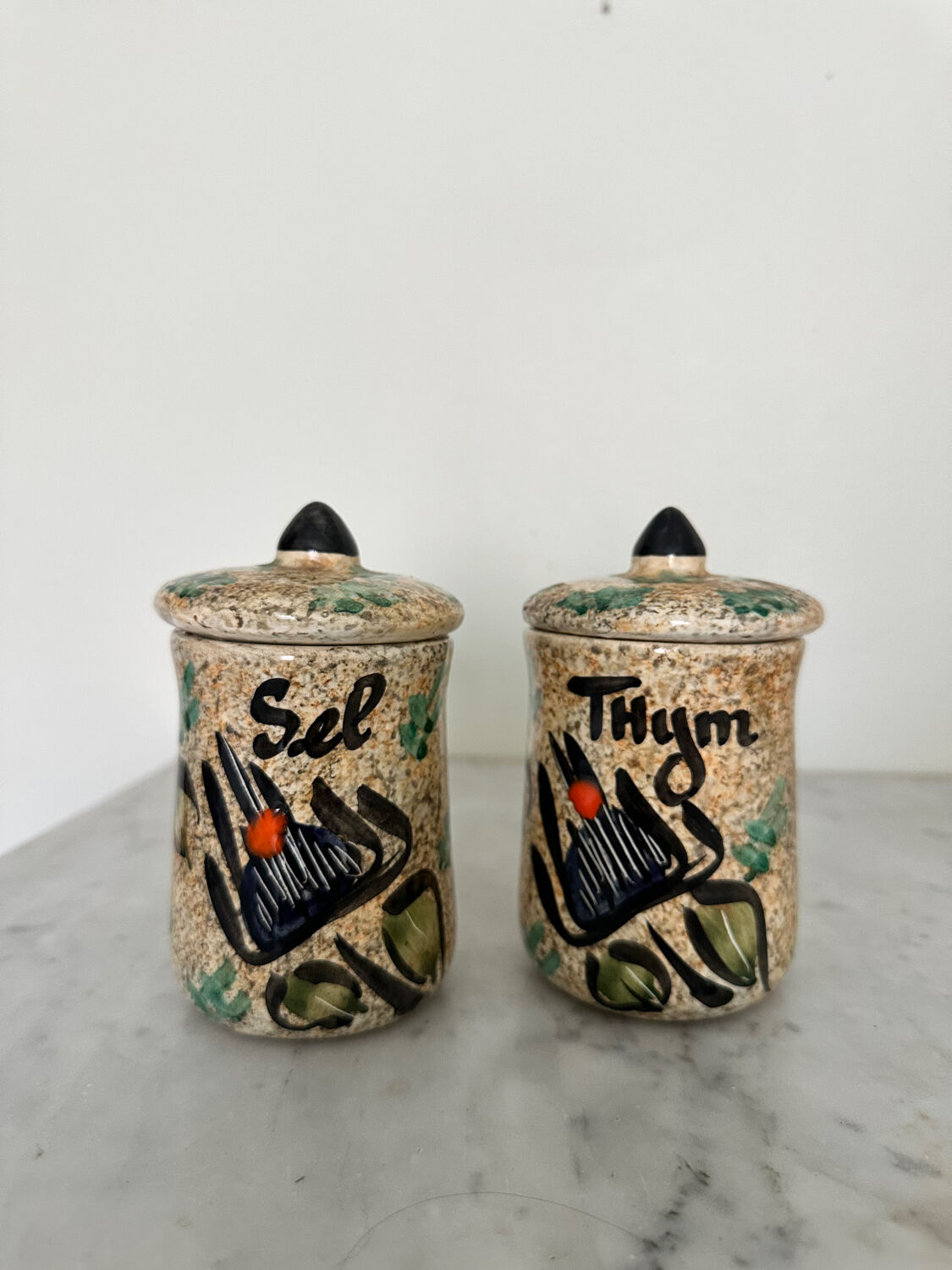 Spice pots Salt & Thyme Vallauris