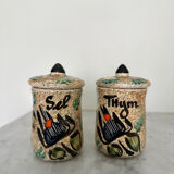Spice pots Salt & Thyme Vallauris