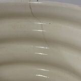 Old Sarreguemines ceramic flowerpot France 5785 vintage