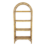 Rattan bookcase shelf