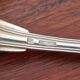 Christofle - Set of 2 table spoons, Chinon violin model, in silver-plated metal