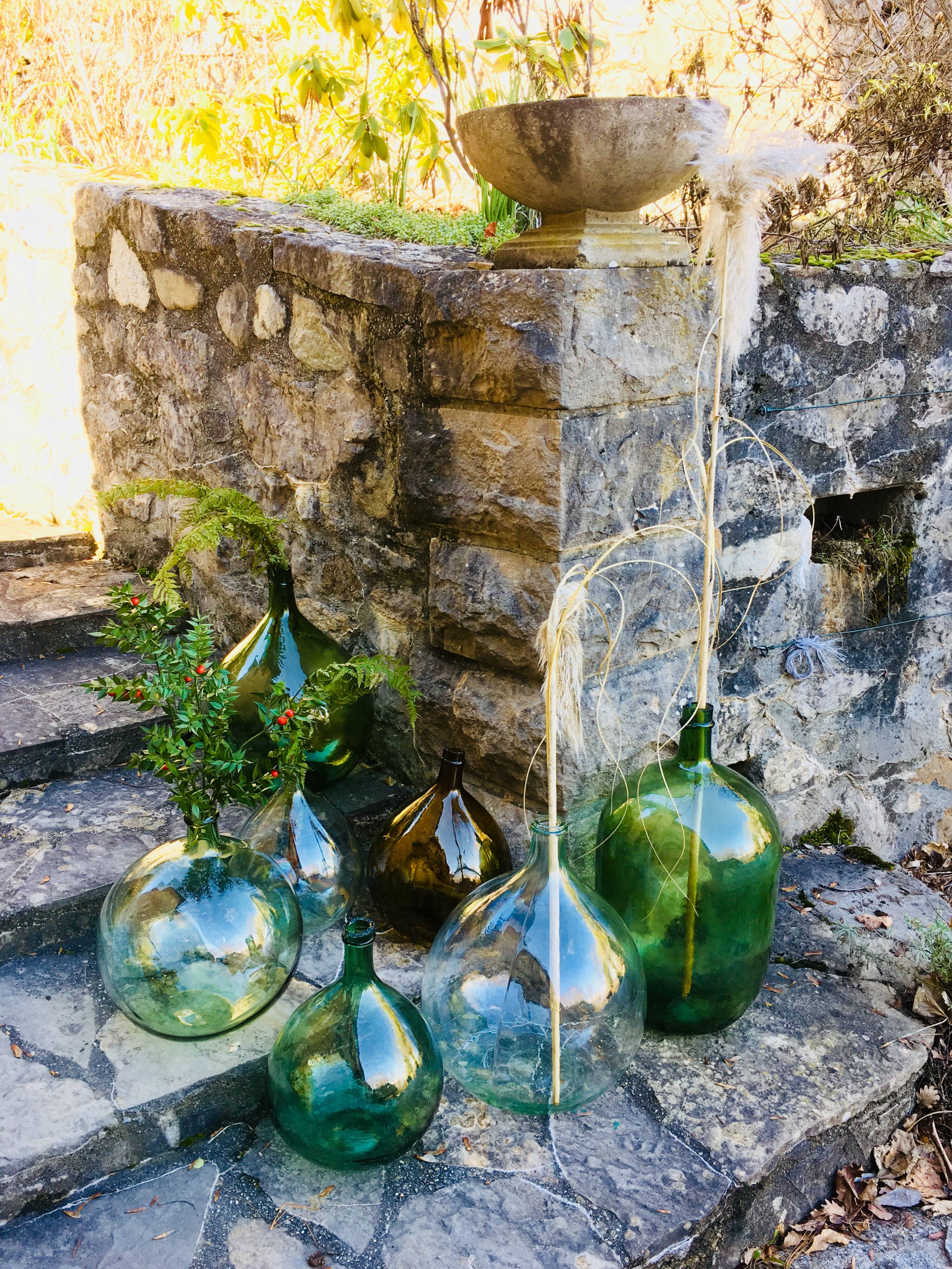 Old demijohn 19th 9l