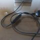 Lampe métal chromé et opaline années 80 90