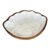 Empty pocket wood and mother-of-pearl