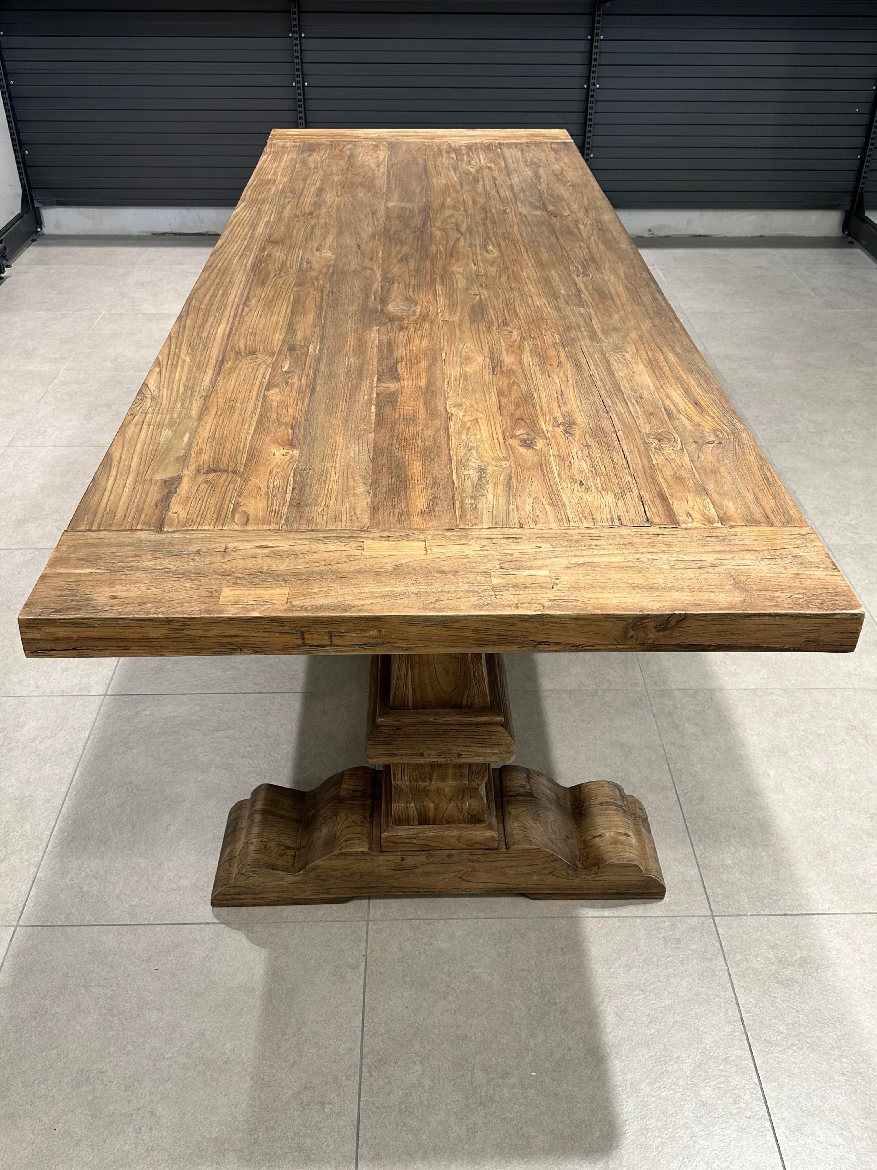 Solid chene table 300 x 100 cm