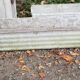 Set of 4 fibreglass planters by Willy Guhl