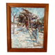 "Fawn oil" encased in glass