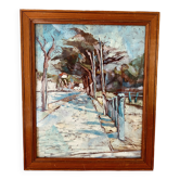 "Fawn oil" encased in glass
