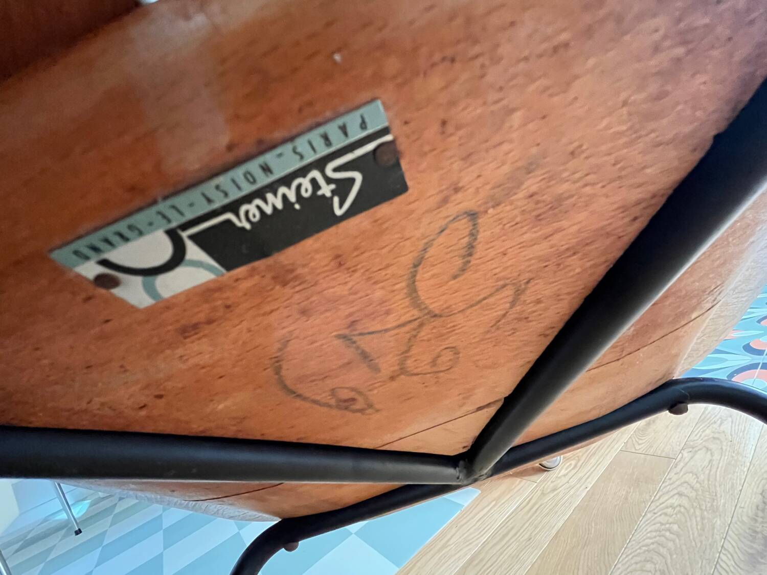 Barrel Chairs Pierre Guariche ARP Steiner x4