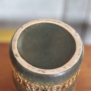 Ceramic vase West Germany, flower pot, interior decoration.
