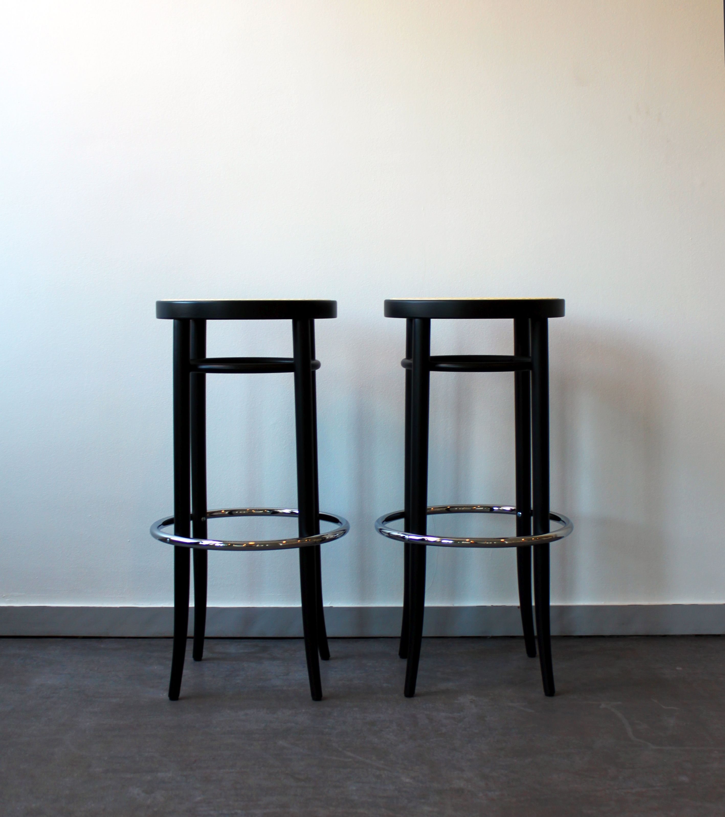 Pair of thonet bar stools model 204