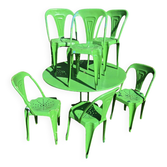 Joseph Mathieu garden table and chairs set