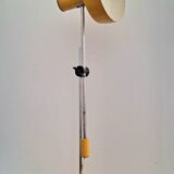 Lampe vintage de bureau réglable jaune, luminaire industriel