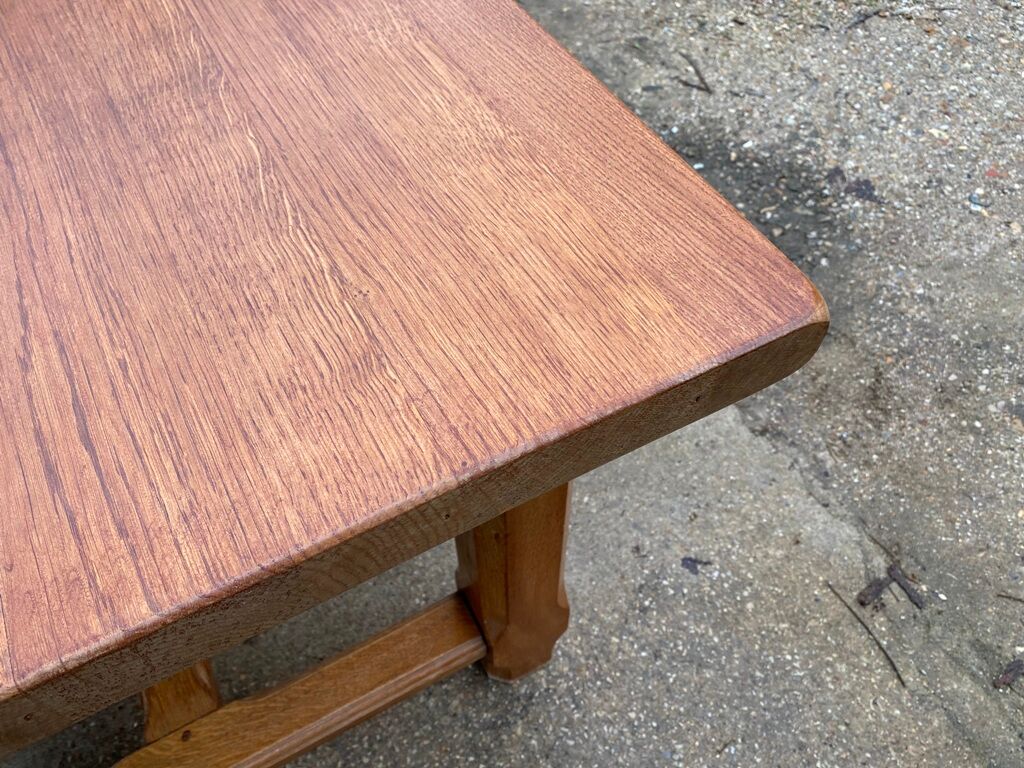 Dining farm table 250cm solid oak 1980