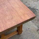 Dining farm table 250cm solid oak 1980