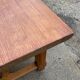 Dining farm table 250cm solid oak 1980