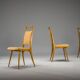 Mid-century modern dining chairs attributed to Ernst Martin Dettinger for Lucas Schnaidt, 1950s, set of 4