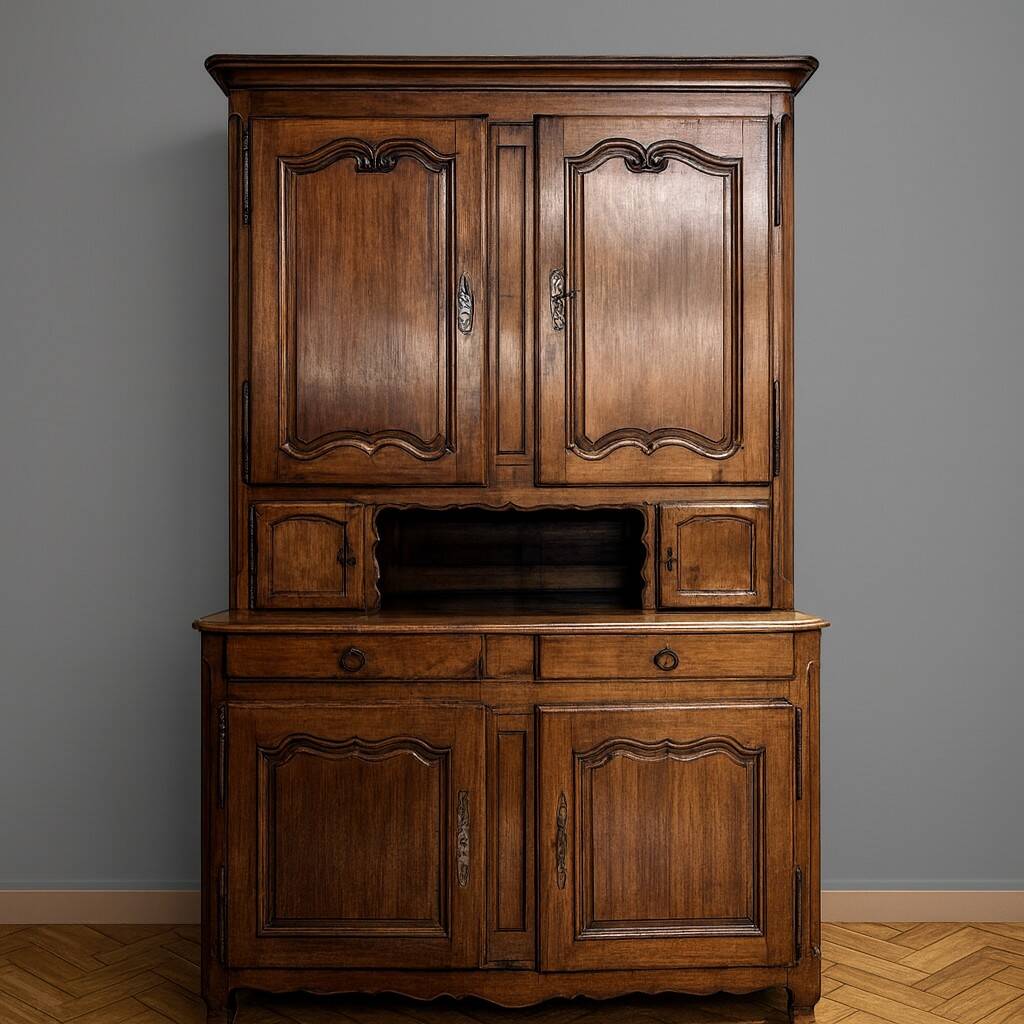 Louis XV Style Buffet in Solid Walnut