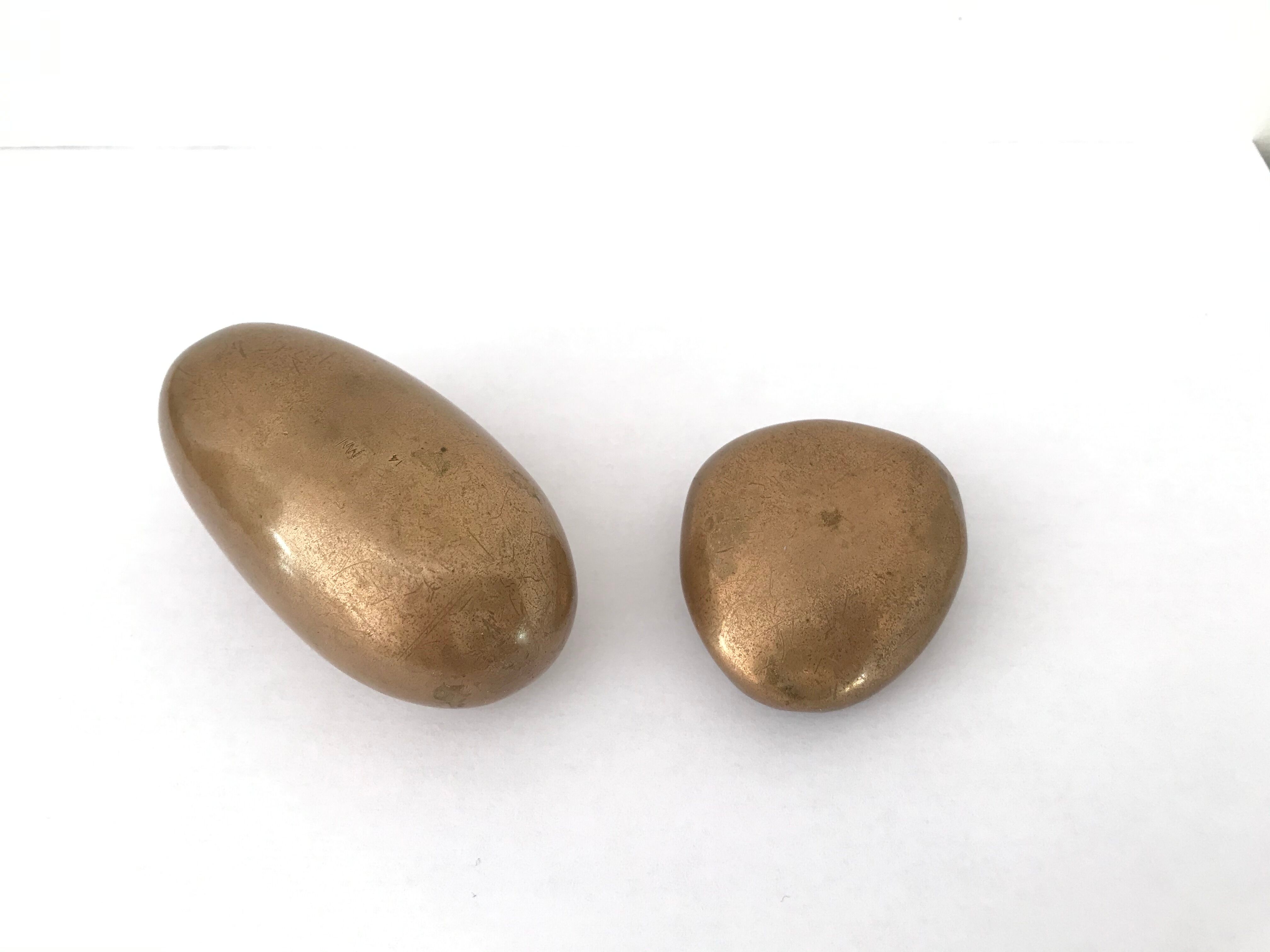 Bronze pebbles by Marjatta Weckström 80s