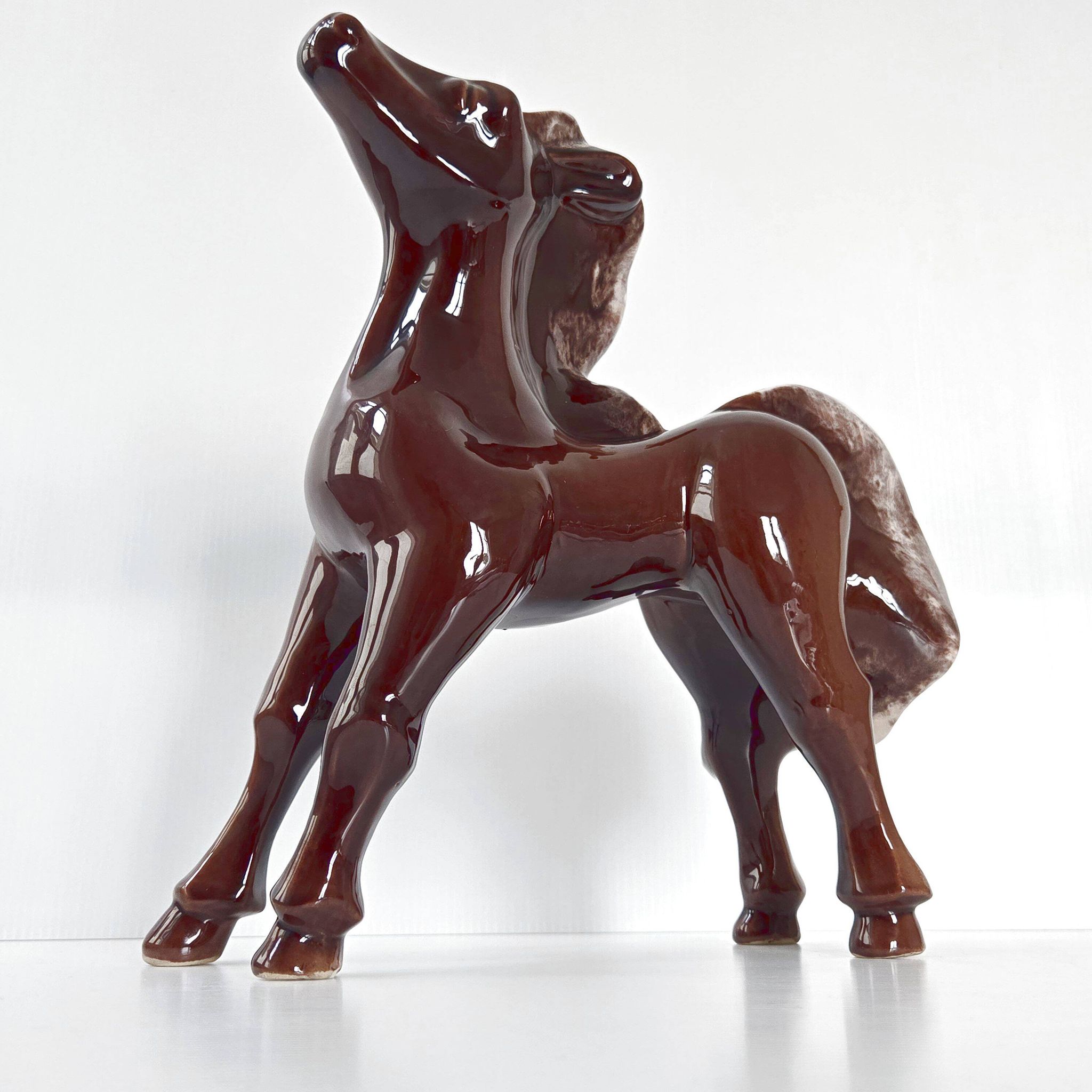 Cheval en céramique vintage 1960