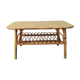 Table basse en rotin et bambou