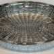 Bowl / pocket tray made of silver-plated wire