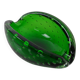 Green Sommerso Murano Glass Ashtray, Italy, 1960s