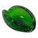 Green Sommerso Murano Glass Ashtray, Italy, 1960s