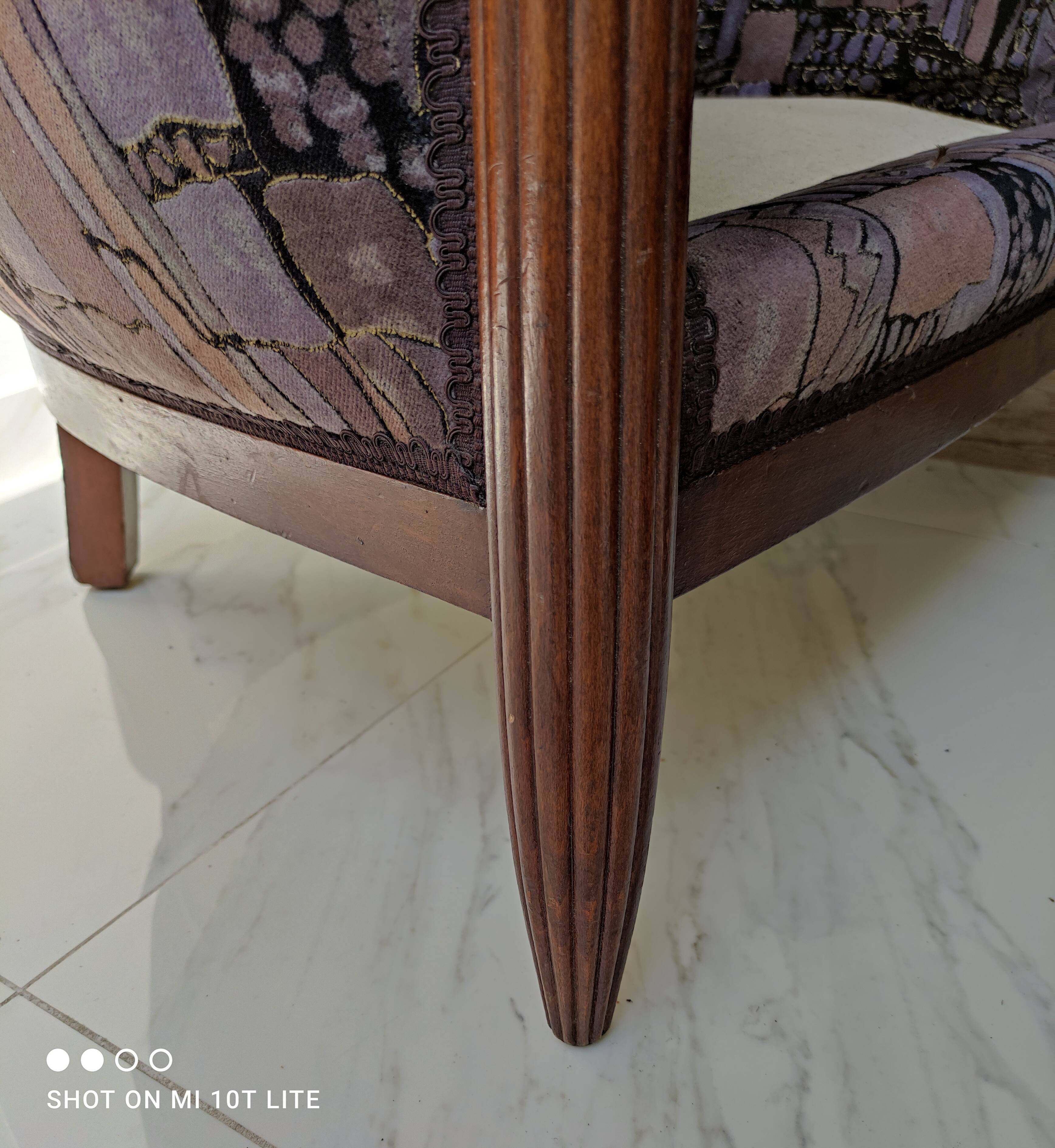 Pair of Art Deco armchairs