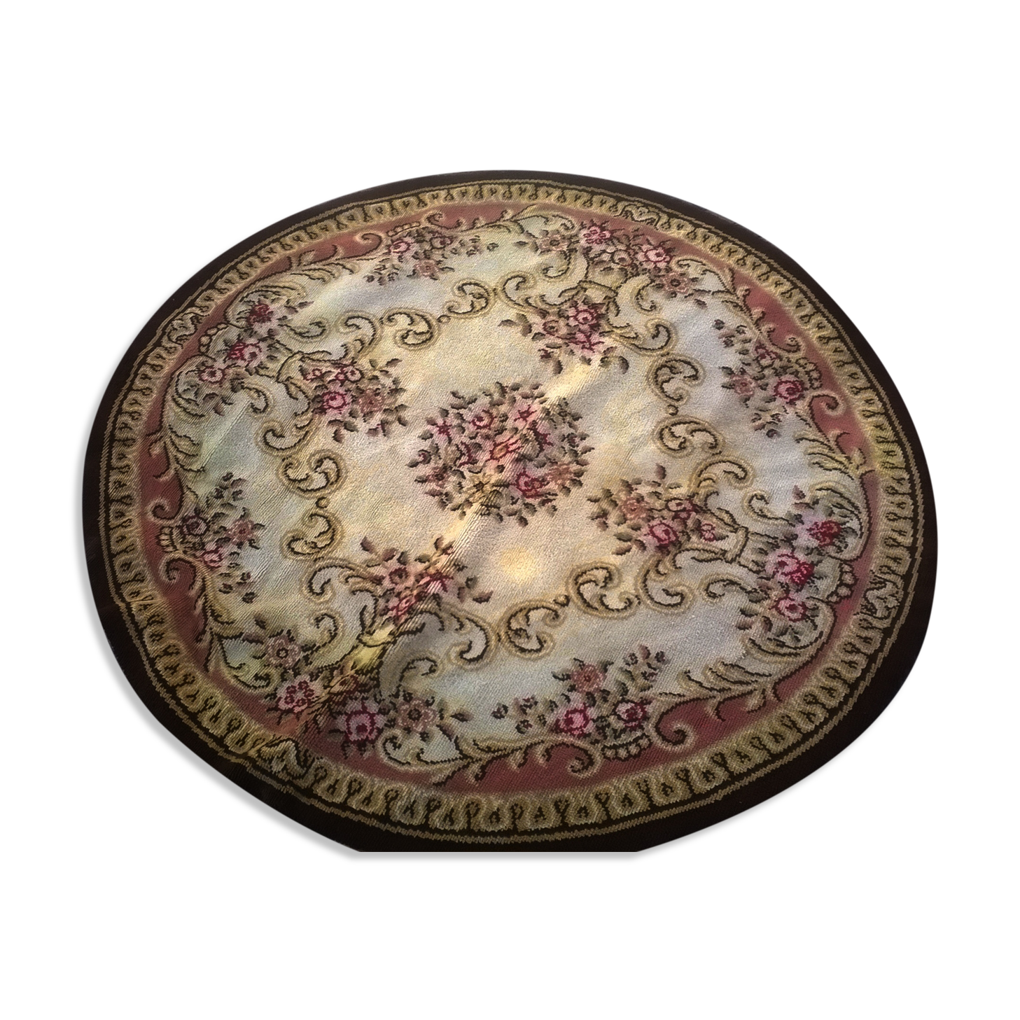 Tapis rond c