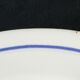 6 dessert plates in faience new model geneve small blue flower
