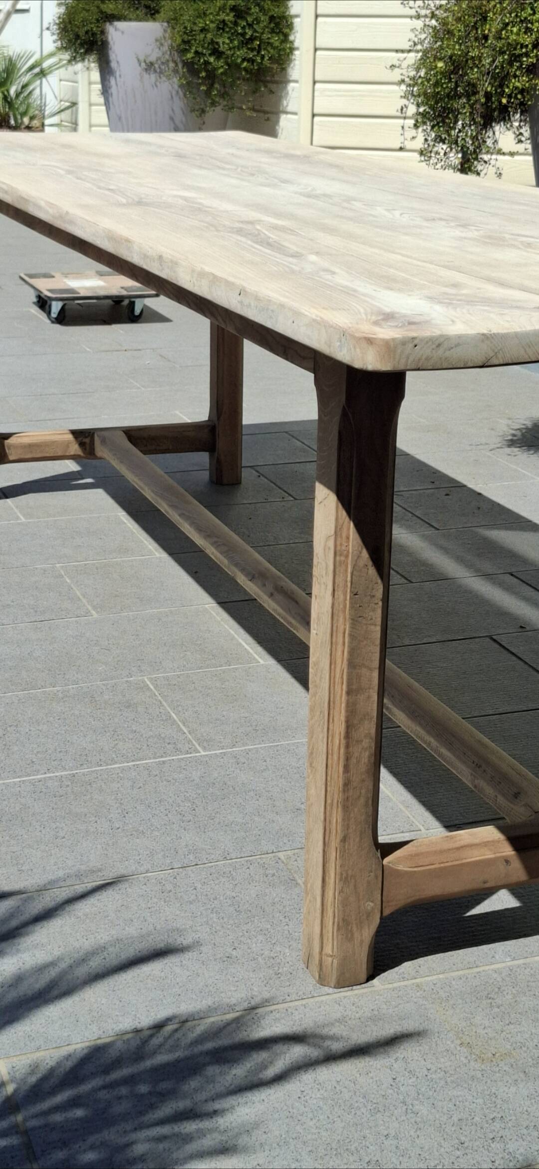 Large renovated old farmhouse table