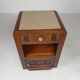 Art Deco bedside table with marble top, 1930s