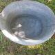 Oval zinc basin