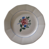 Digoin floral decoration plate