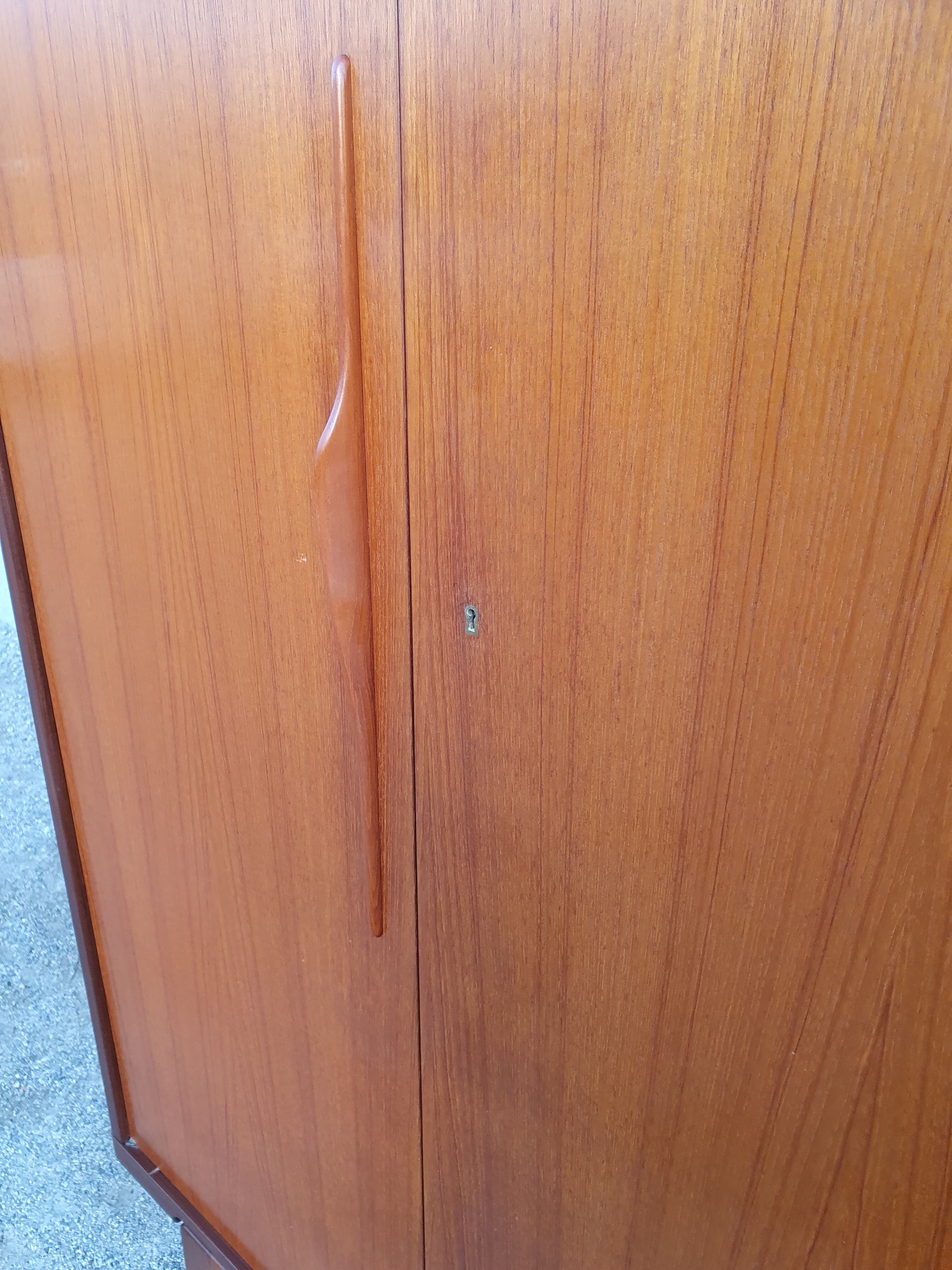 Vintage Scandinavian teak wardrobe