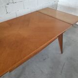 Vintage compass foot dining table