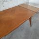 Vintage compass foot dining table