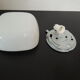 Square ceiling light in opaline