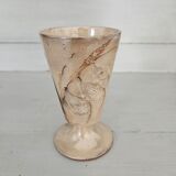 Pair of glazed stoneware mazagrans - Vintage, 1970s