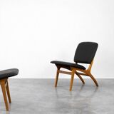 Vintage Mid-Century Swedish Modern Jylland Chairs from Jio Möbler, Set of 2